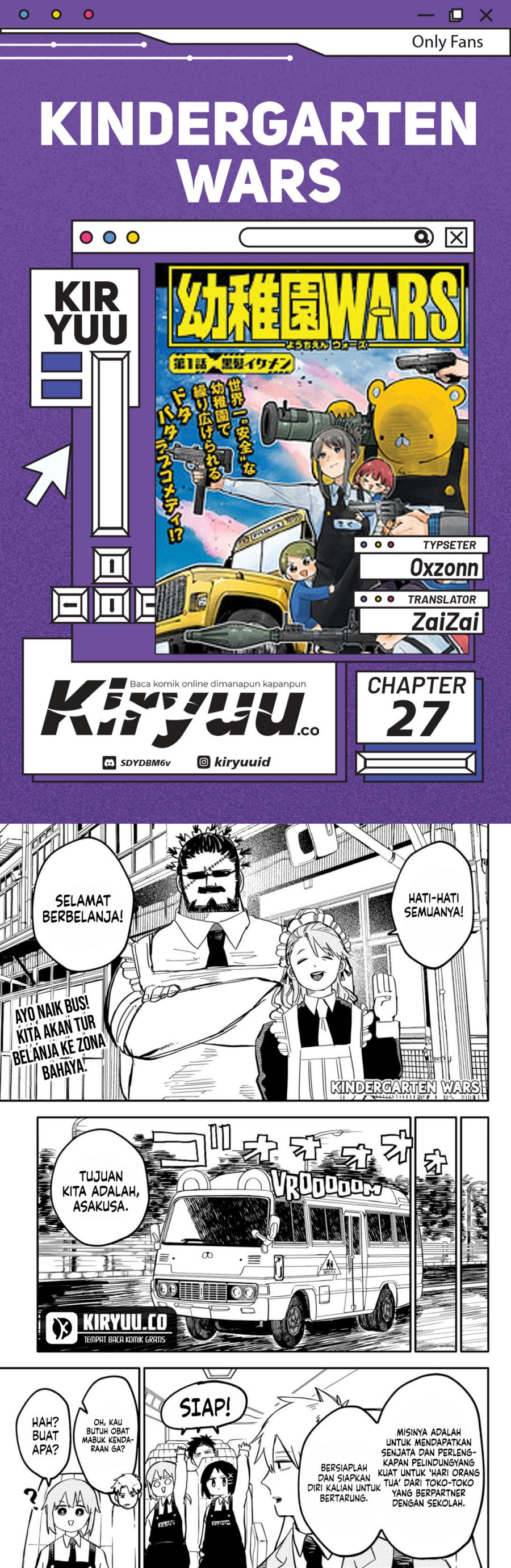 Youchien Wars Chapter 27 Gambar 1