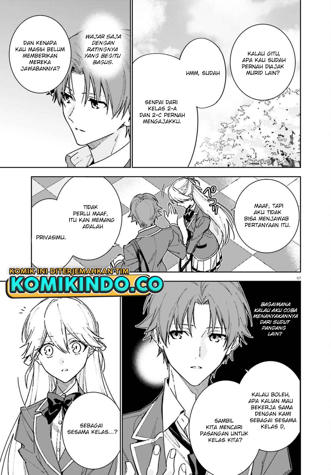 Youkoso Jitsuryoku Shijou Shugi no Kyoushitsu e: 2-nensei-hen Chapter 06 Gambar 8