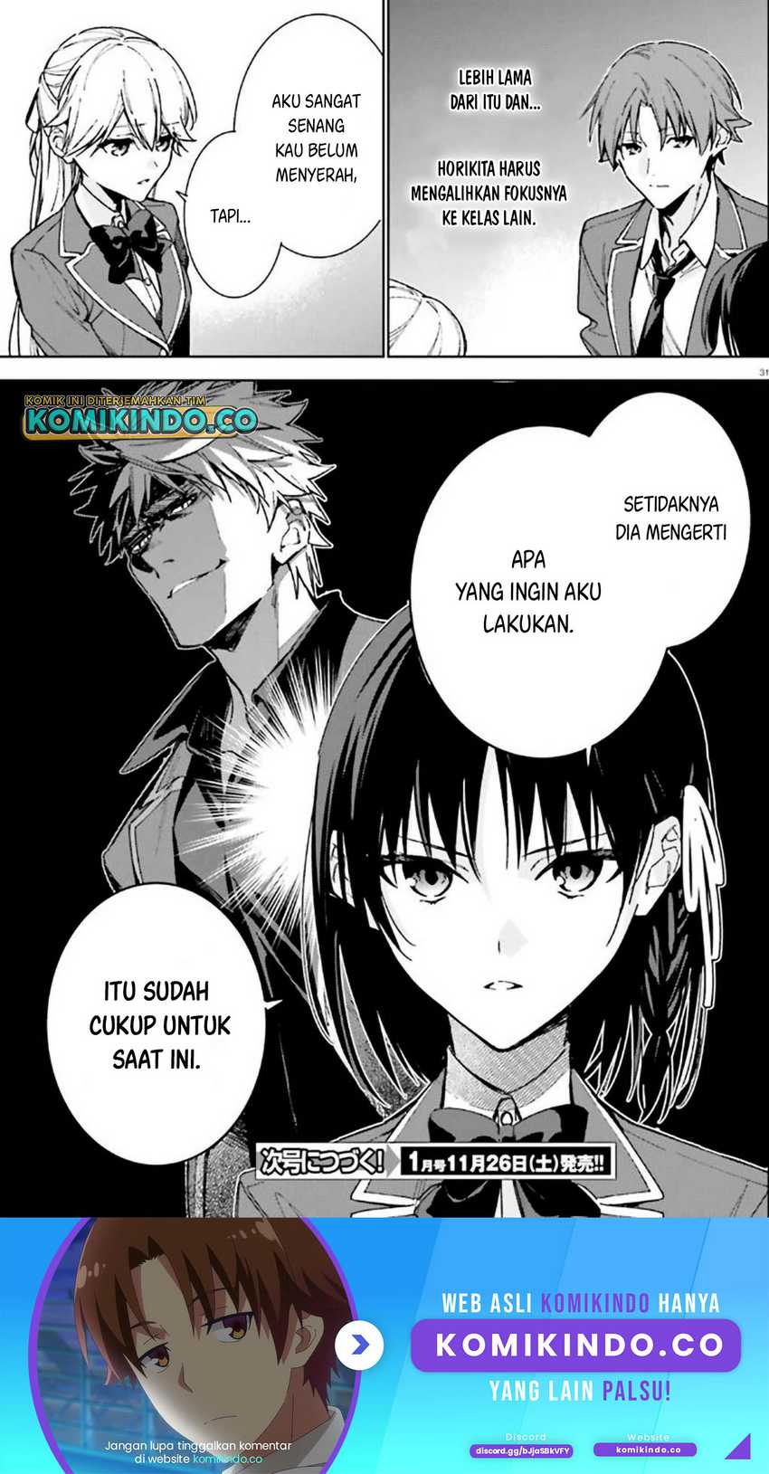 Youkoso Jitsuryoku Shijou Shugi no Kyoushitsu e: 2-nensei-hen Chapter 09 Gambar 32