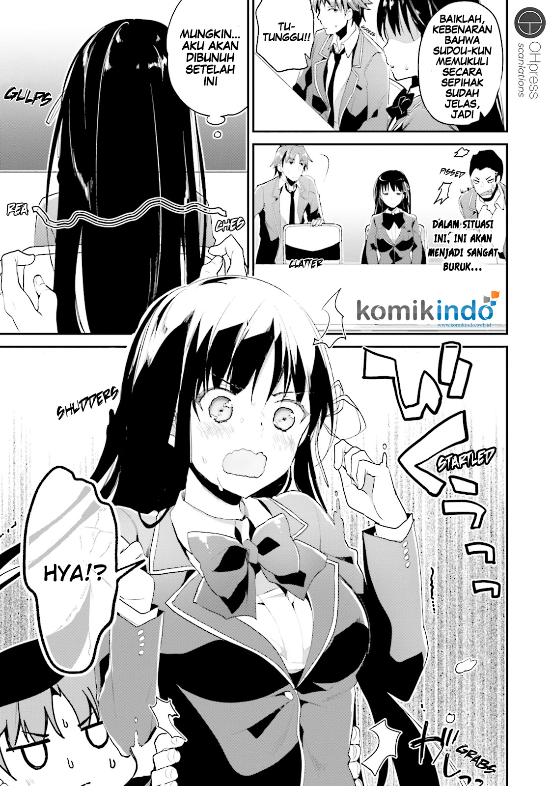 Youkoso Jitsuryoku Shijou Shugi no Kyoushitsu e Chapter 12 Gambar 36