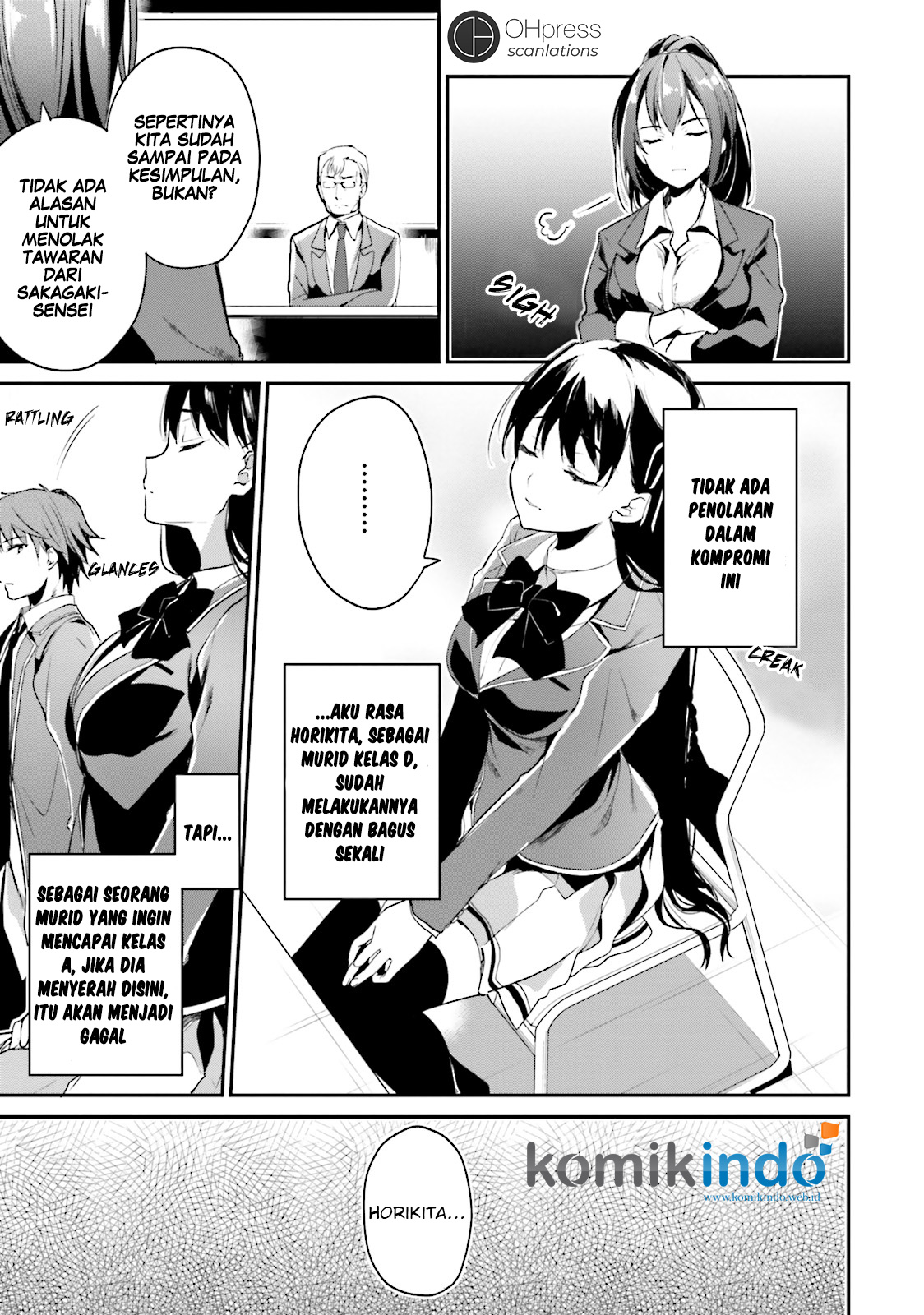 Youkoso Jitsuryoku Shijou Shugi no Kyoushitsu e Chapter 13 Gambar 16