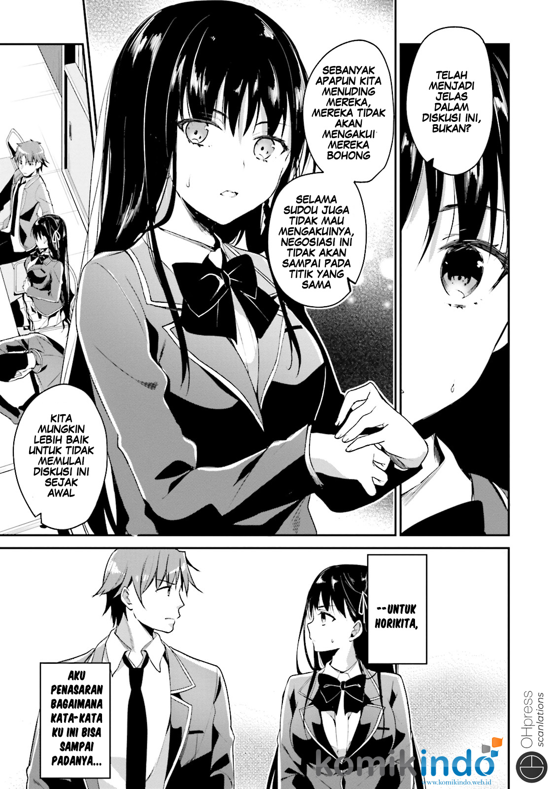 Youkoso Jitsuryoku Shijou Shugi no Kyoushitsu e Chapter 13 Gambar 18