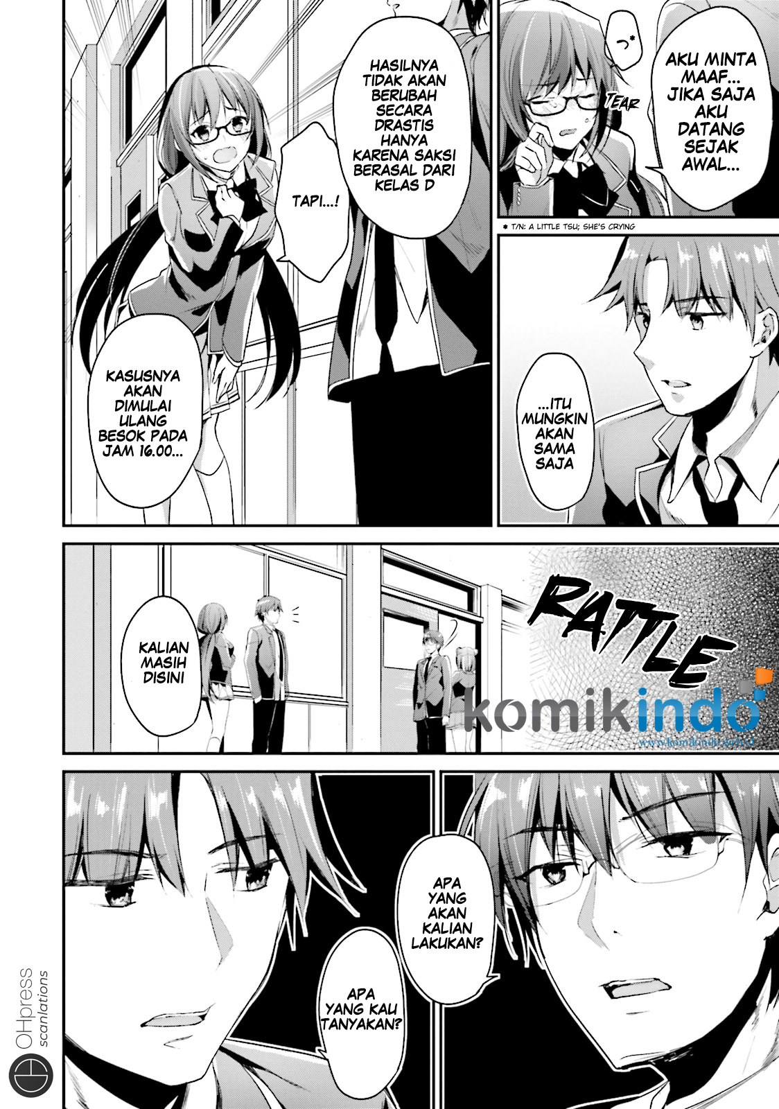 Youkoso Jitsuryoku Shijou Shugi no Kyoushitsu e Chapter 13 Gambar 23