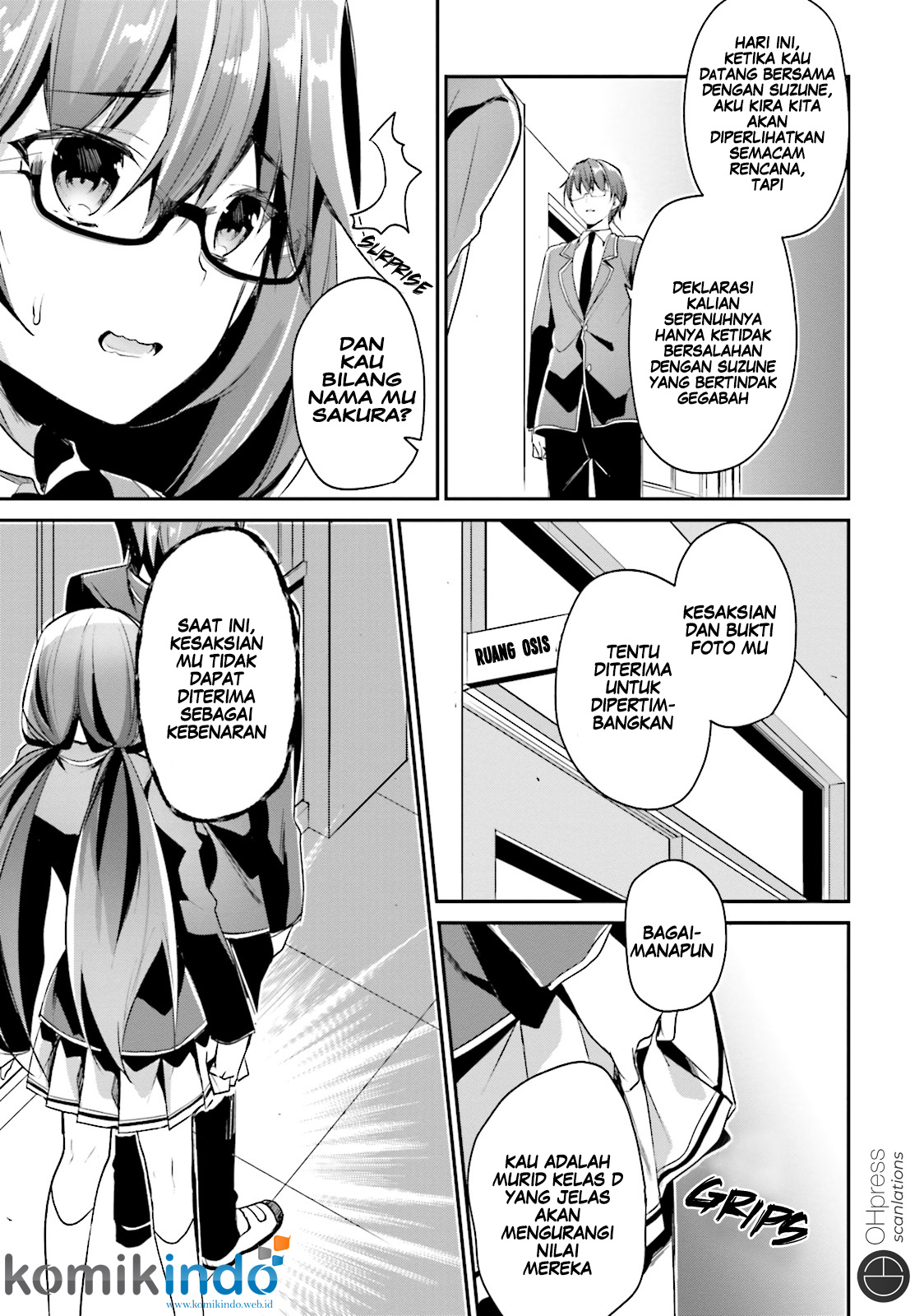 Youkoso Jitsuryoku Shijou Shugi no Kyoushitsu e Chapter 13 Gambar 24