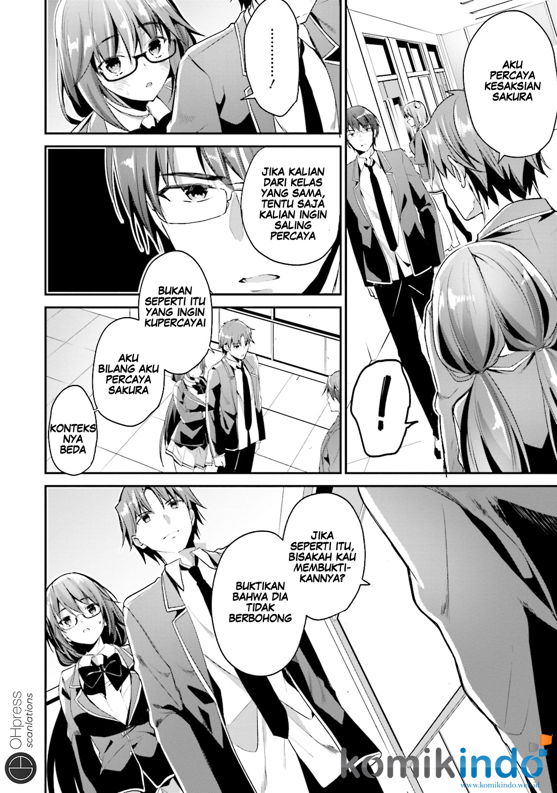 Youkoso Jitsuryoku Shijou Shugi no Kyoushitsu e Chapter 13 Gambar 25