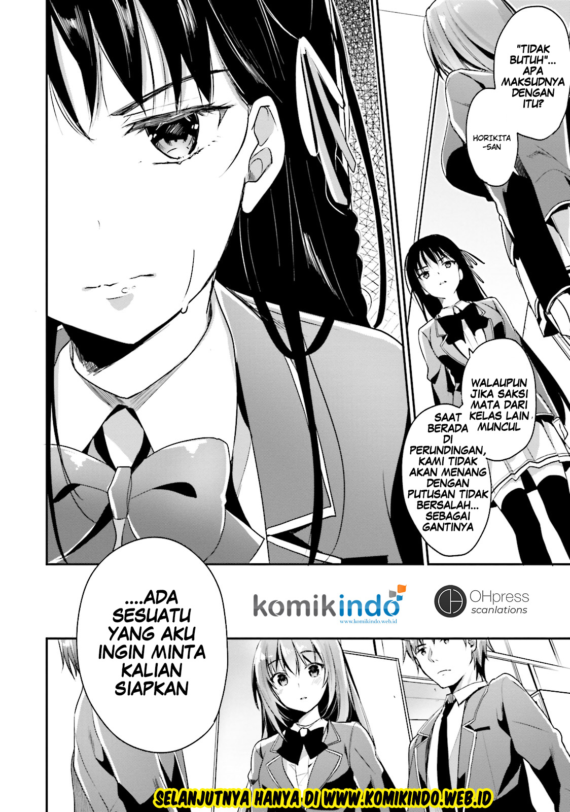 Youkoso Jitsuryoku Shijou Shugi no Kyoushitsu e Chapter 13 Gambar 35