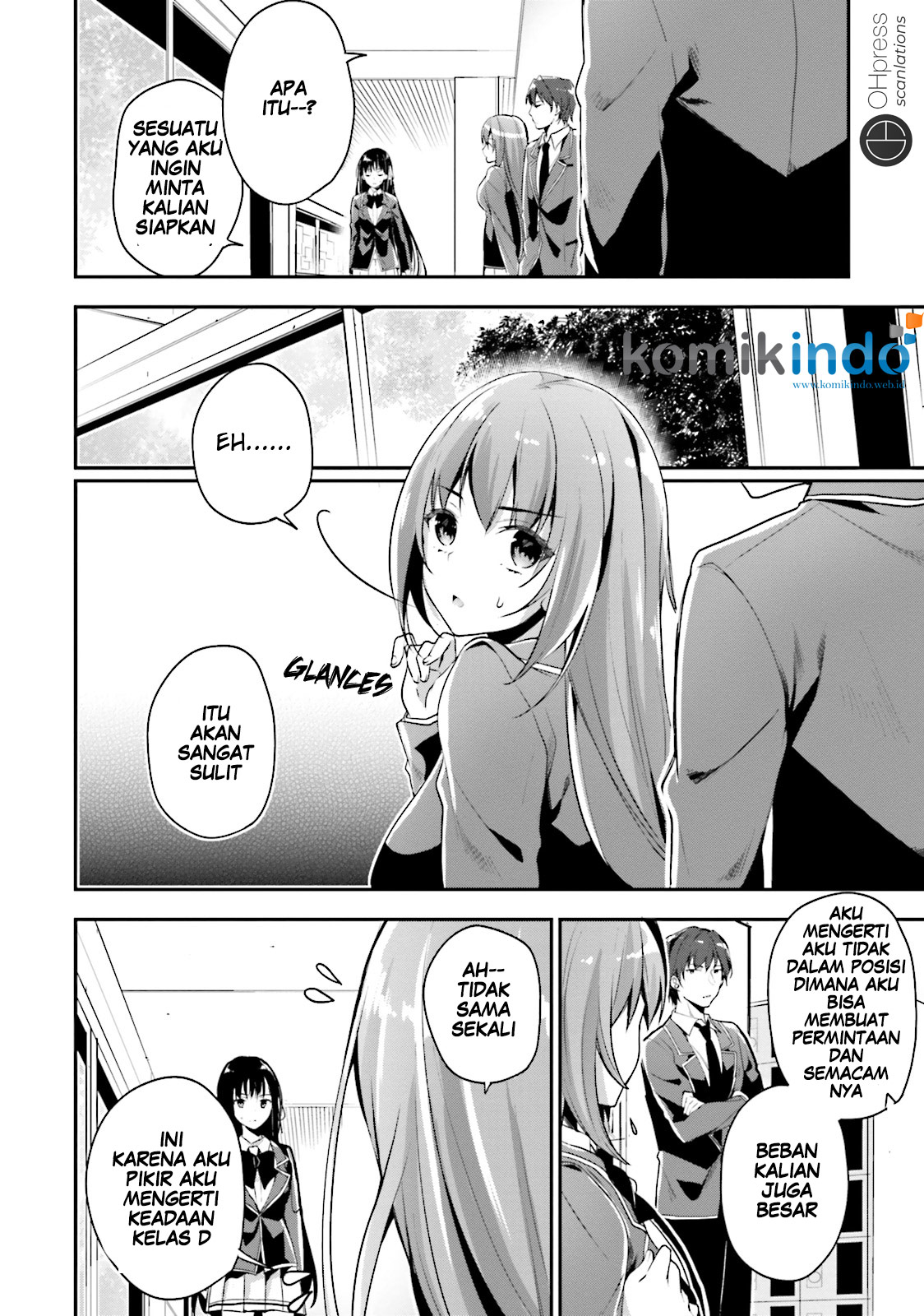 Youkoso Jitsuryoku Shijou Shugi no Kyoushitsu e Chapter 14 Gambar 4