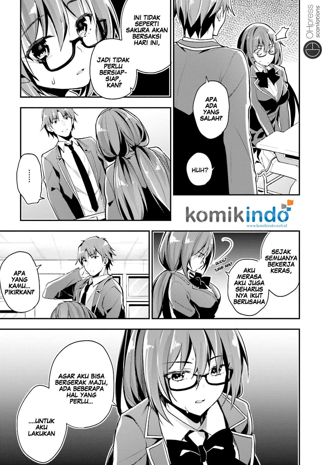 Youkoso Jitsuryoku Shijou Shugi no Kyoushitsu e Chapter 14 Gambar 11