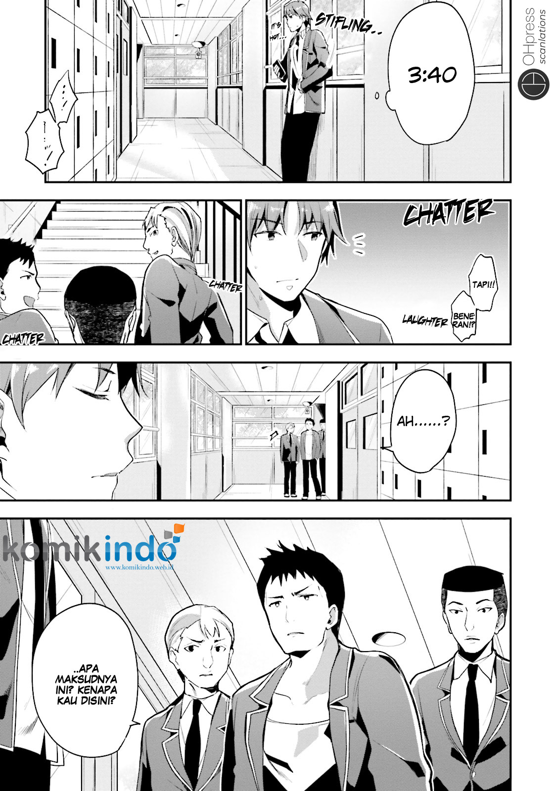 Youkoso Jitsuryoku Shijou Shugi no Kyoushitsu e Chapter 14 Gambar 13