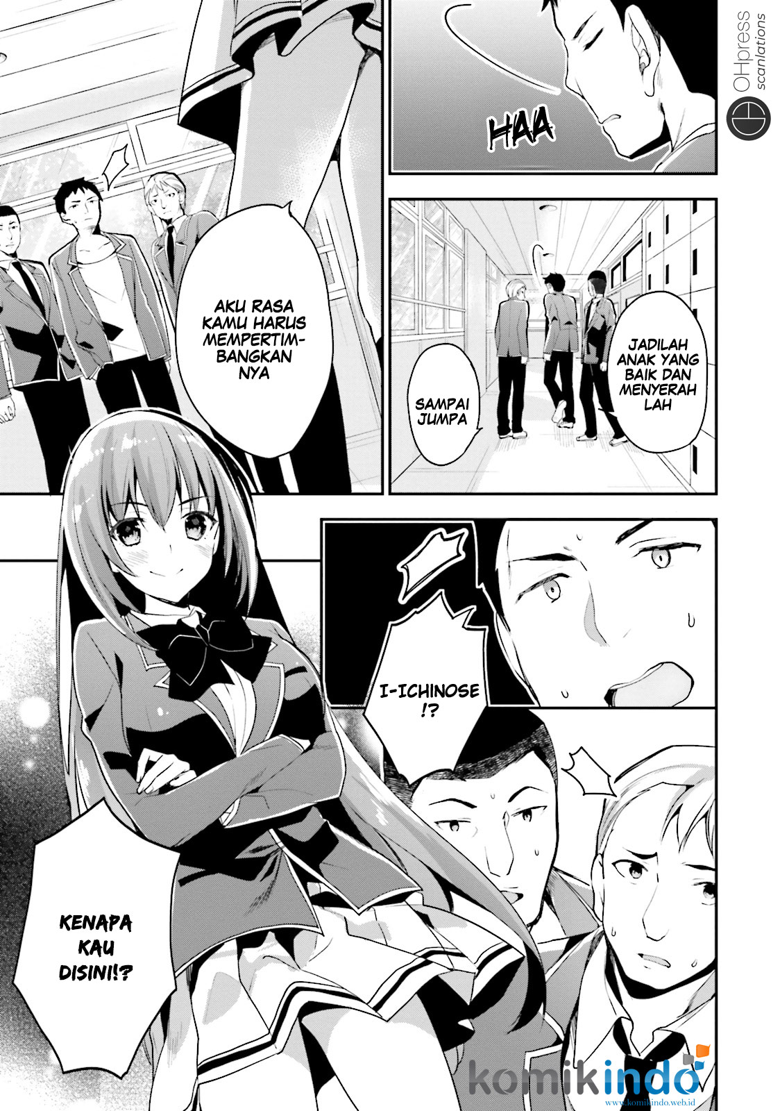 Youkoso Jitsuryoku Shijou Shugi no Kyoushitsu e Chapter 14 Gambar 15