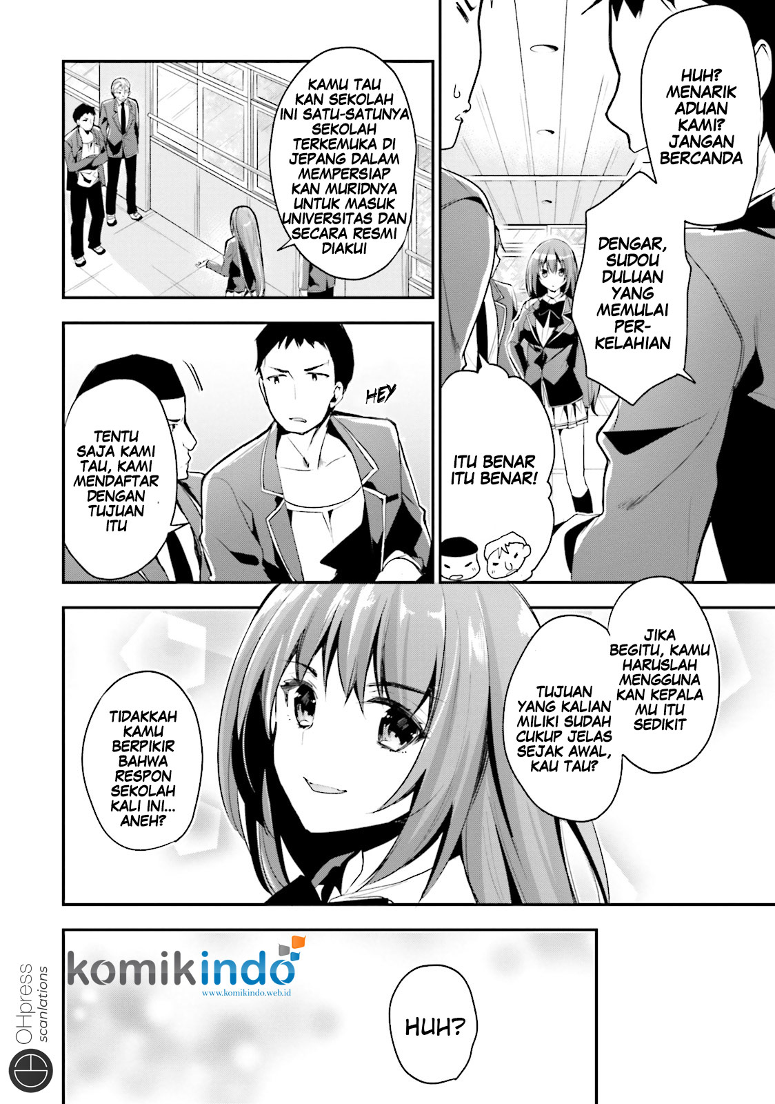 Youkoso Jitsuryoku Shijou Shugi no Kyoushitsu e Chapter 14 Gambar 18