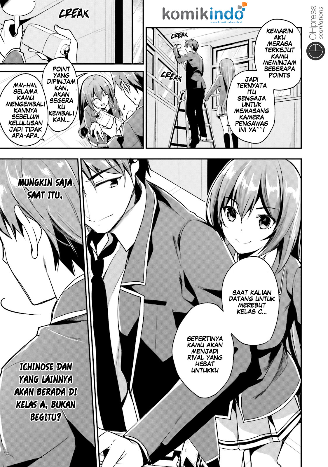 Youkoso Jitsuryoku Shijou Shugi no Kyoushitsu e Chapter 14 Gambar 29