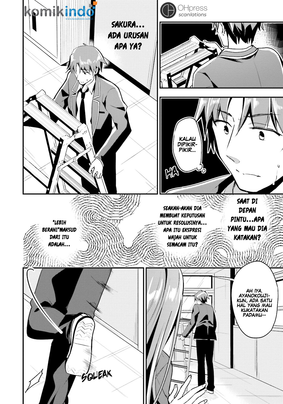 Youkoso Jitsuryoku Shijou Shugi no Kyoushitsu e Chapter 14 Gambar 30