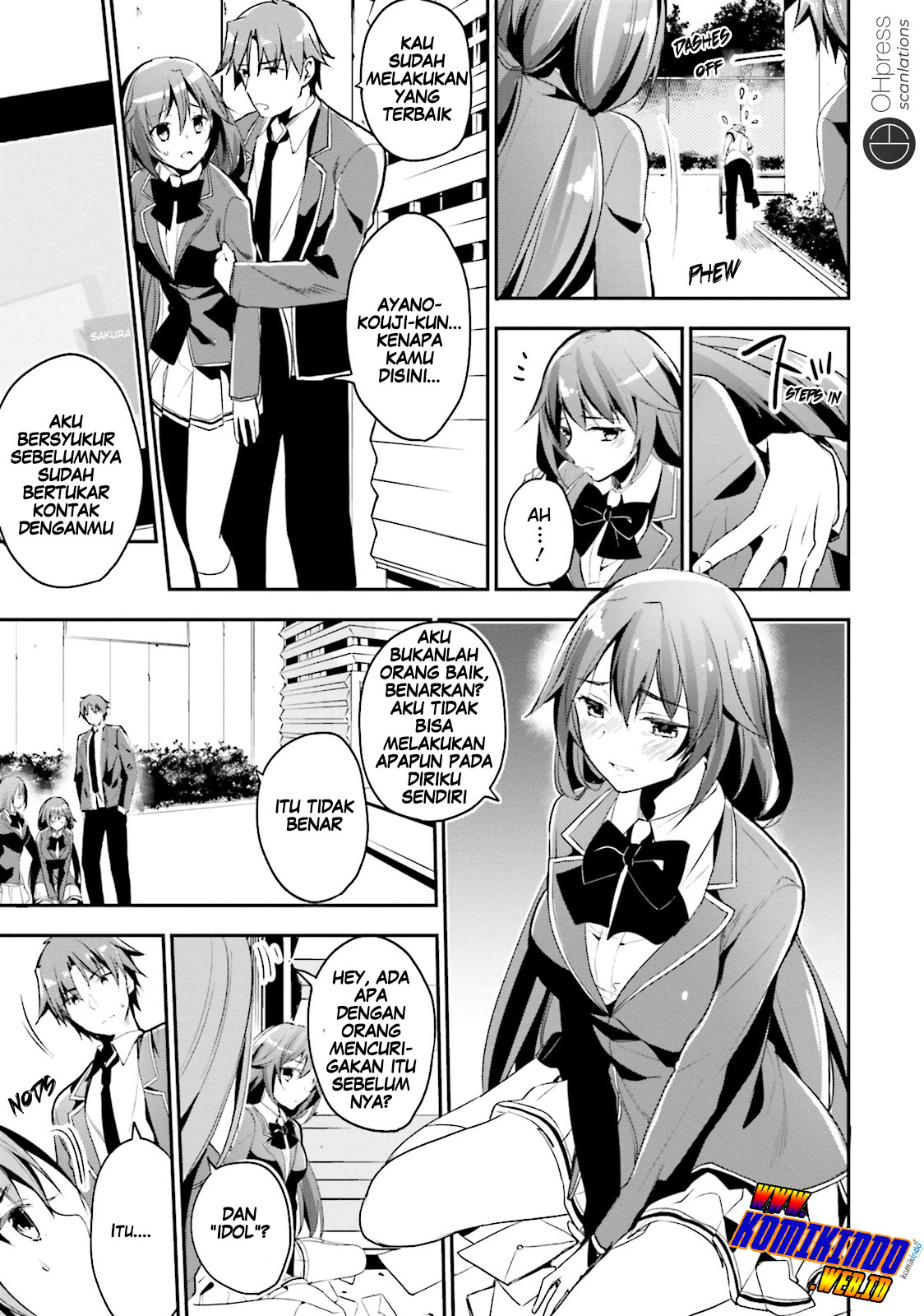 Youkoso Jitsuryoku Shijou Shugi no Kyoushitsu e Chapter 14 Gambar 37