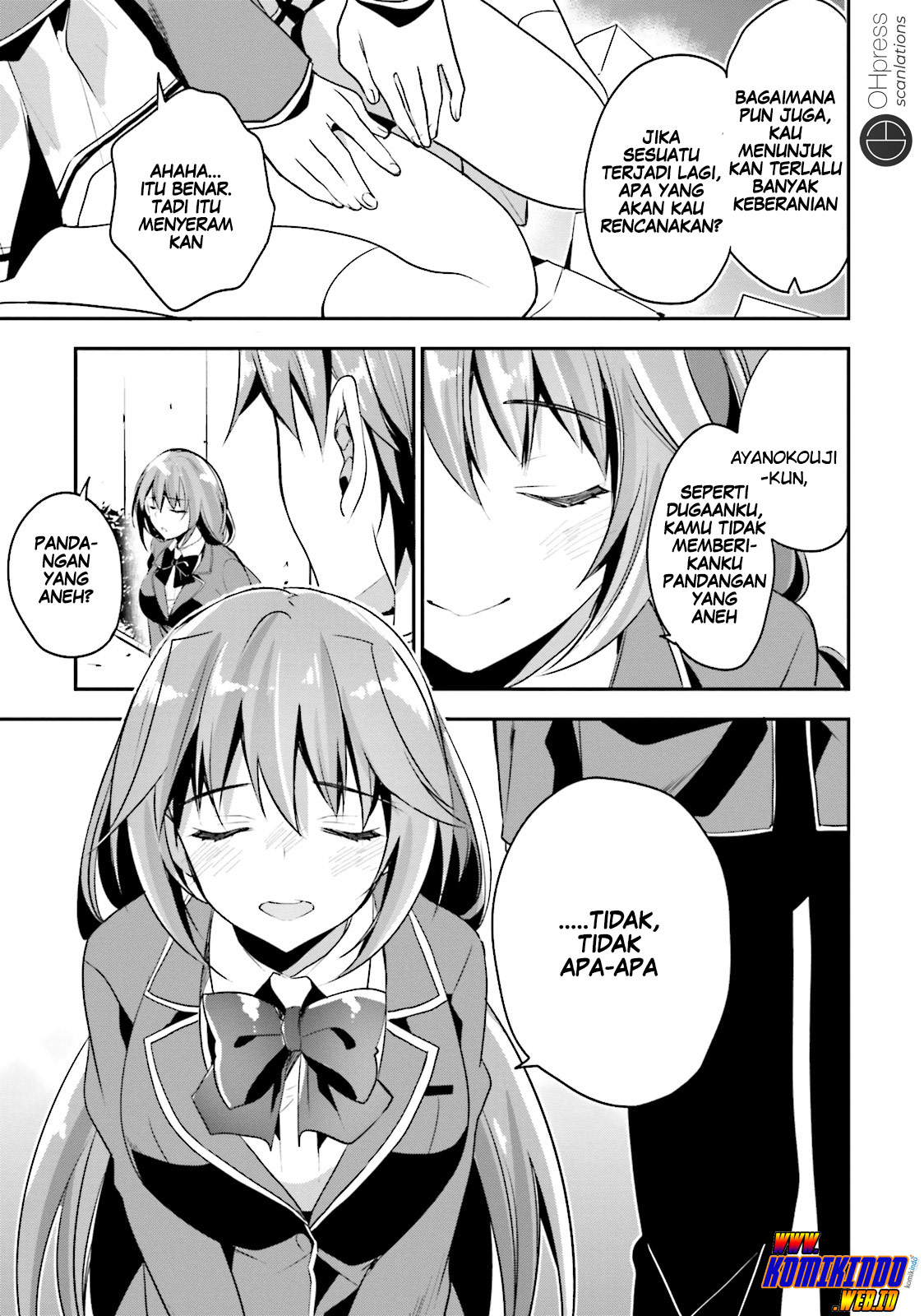 Youkoso Jitsuryoku Shijou Shugi no Kyoushitsu e Chapter 14 Gambar 39