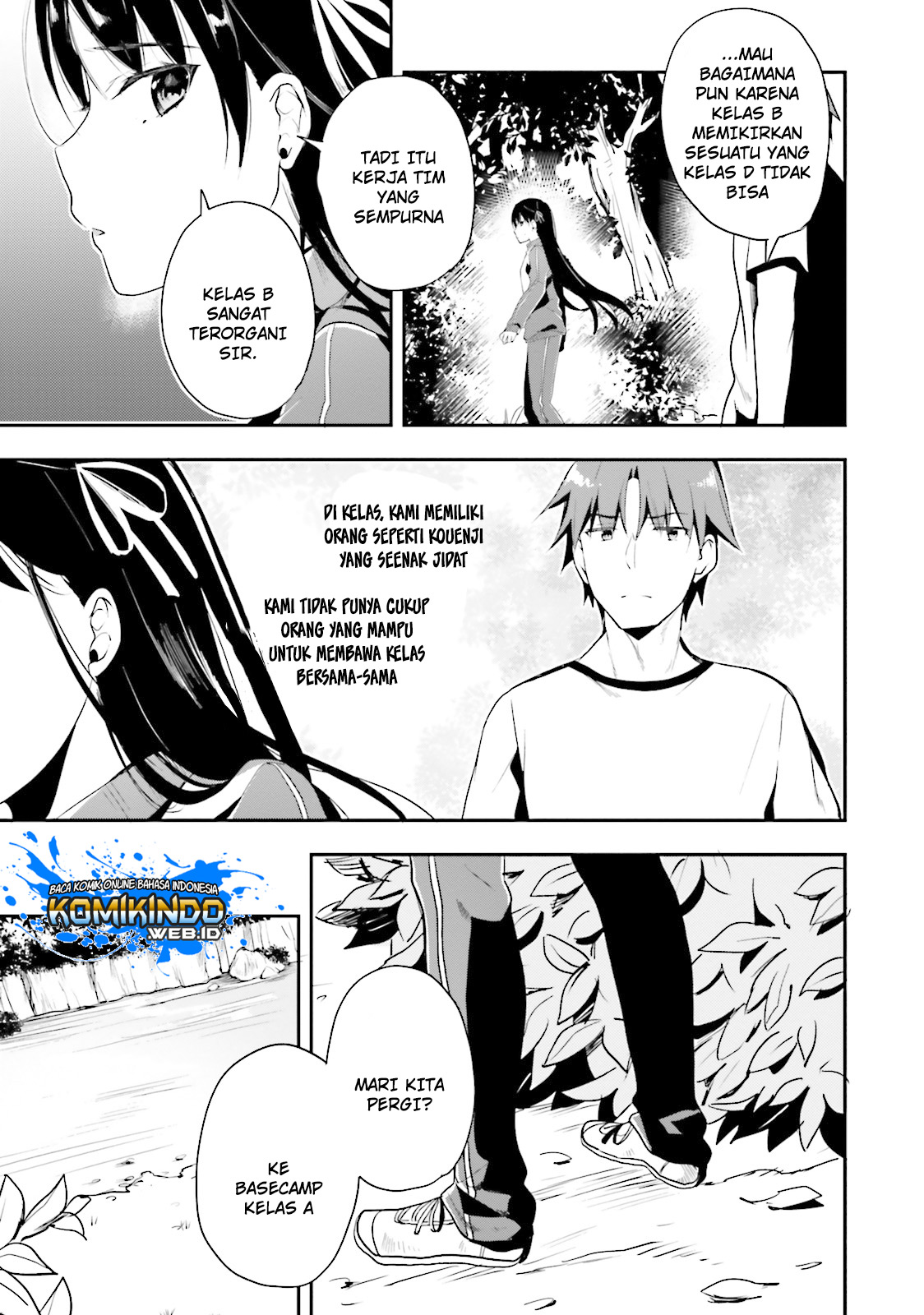 Youkoso Jitsuryoku Shijou Shugi no Kyoushitsu e Chapter 19 Gambar 32