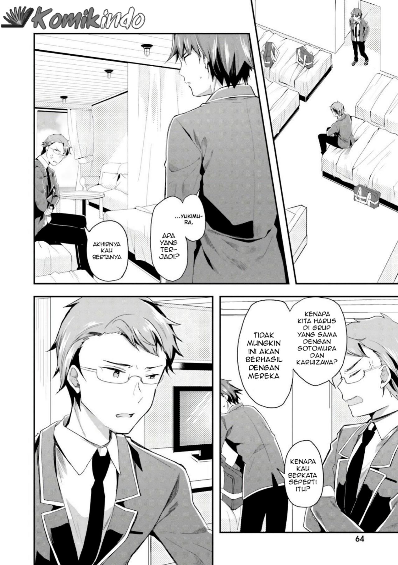Youkoso Jitsuryoku Shijou Shugi no Kyoushitsu e Chapter 35 Gambar 8