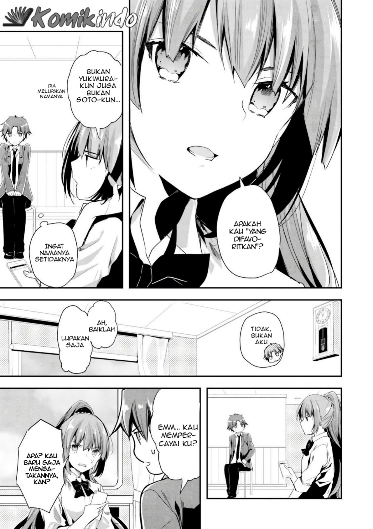 Youkoso Jitsuryoku Shijou Shugi no Kyoushitsu e Chapter 35 Gambar 15