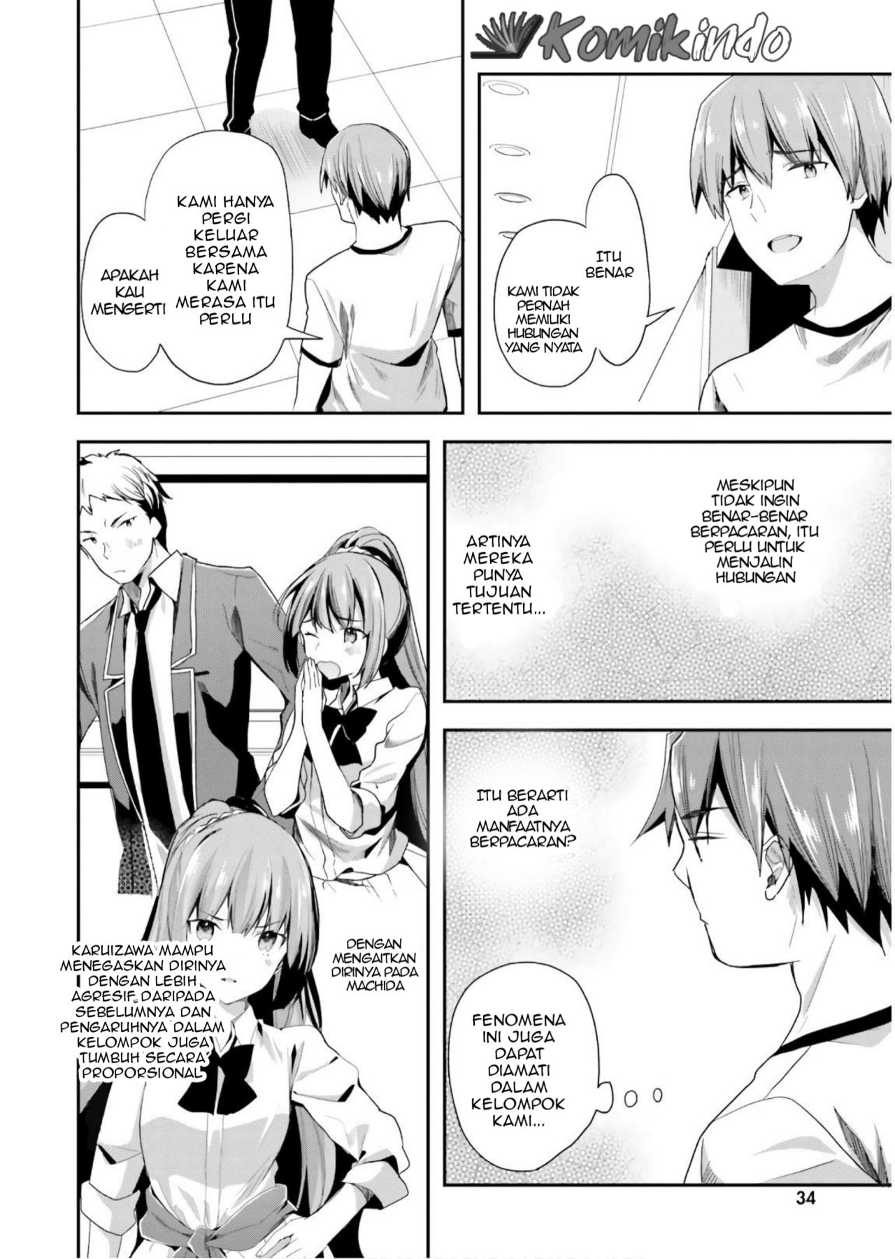 Youkoso Jitsuryoku Shijou Shugi no Kyoushitsu e Chapter 40 Gambar 10