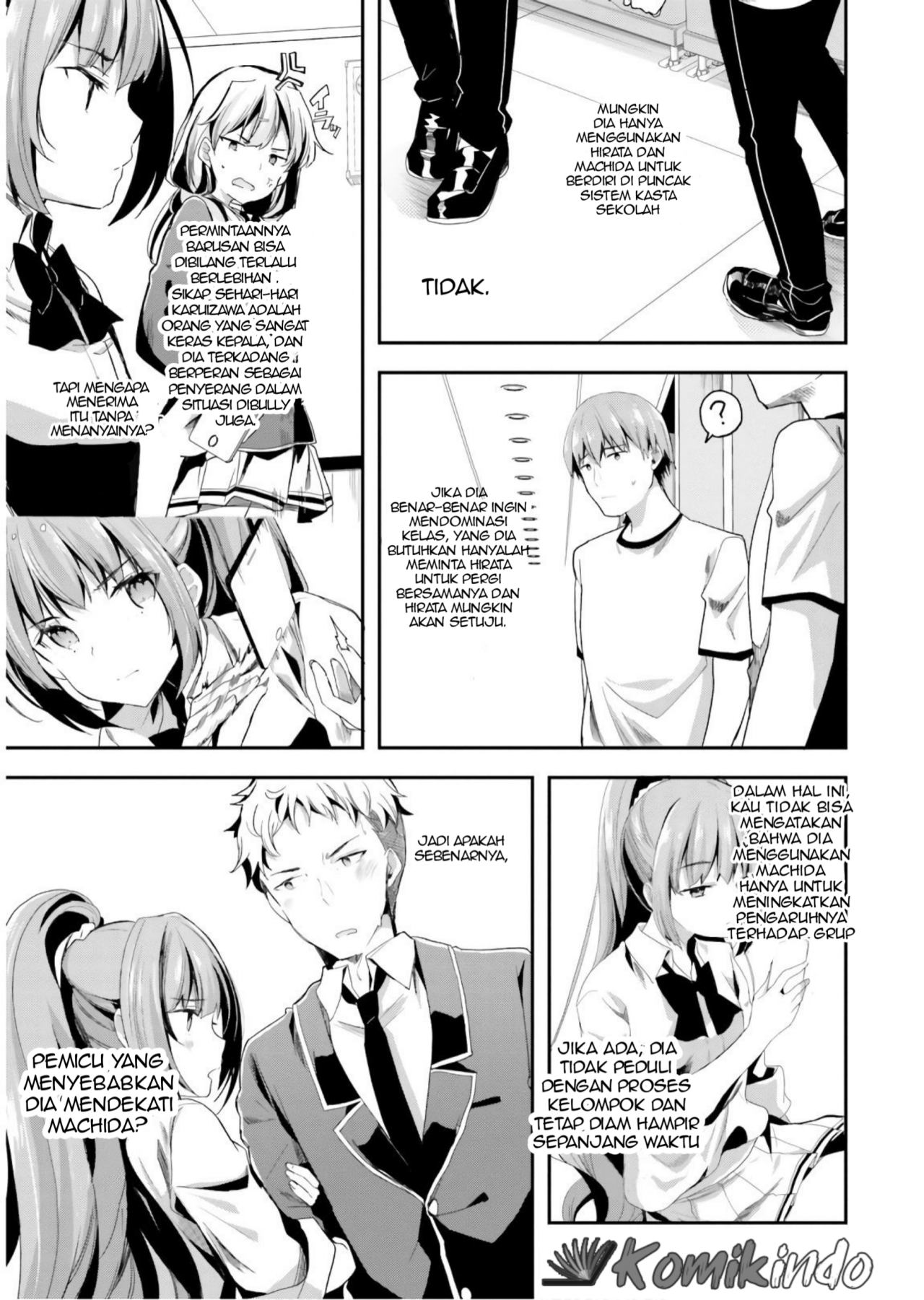 Youkoso Jitsuryoku Shijou Shugi no Kyoushitsu e Chapter 40 Gambar 11