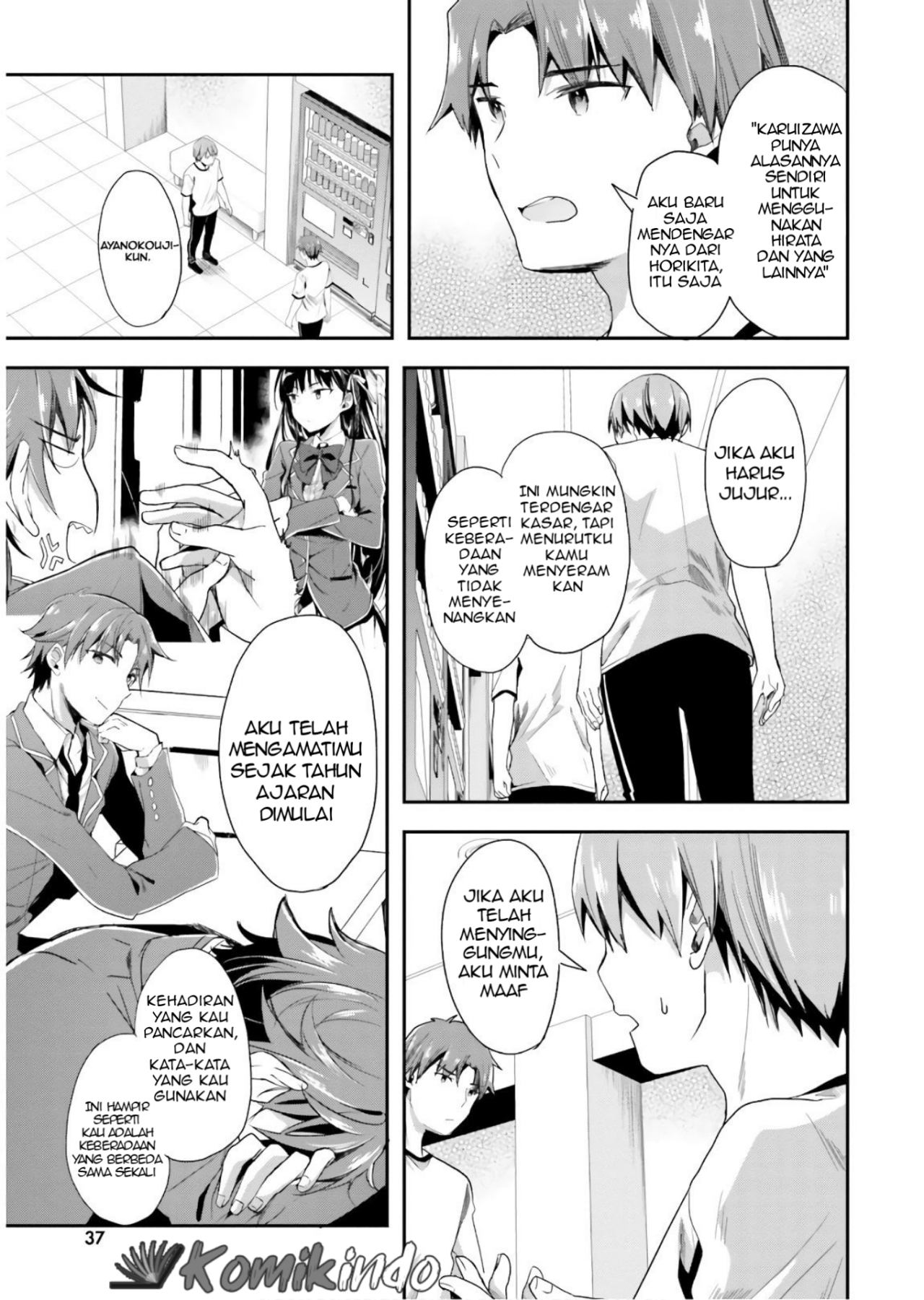 Youkoso Jitsuryoku Shijou Shugi no Kyoushitsu e Chapter 40 Gambar 13