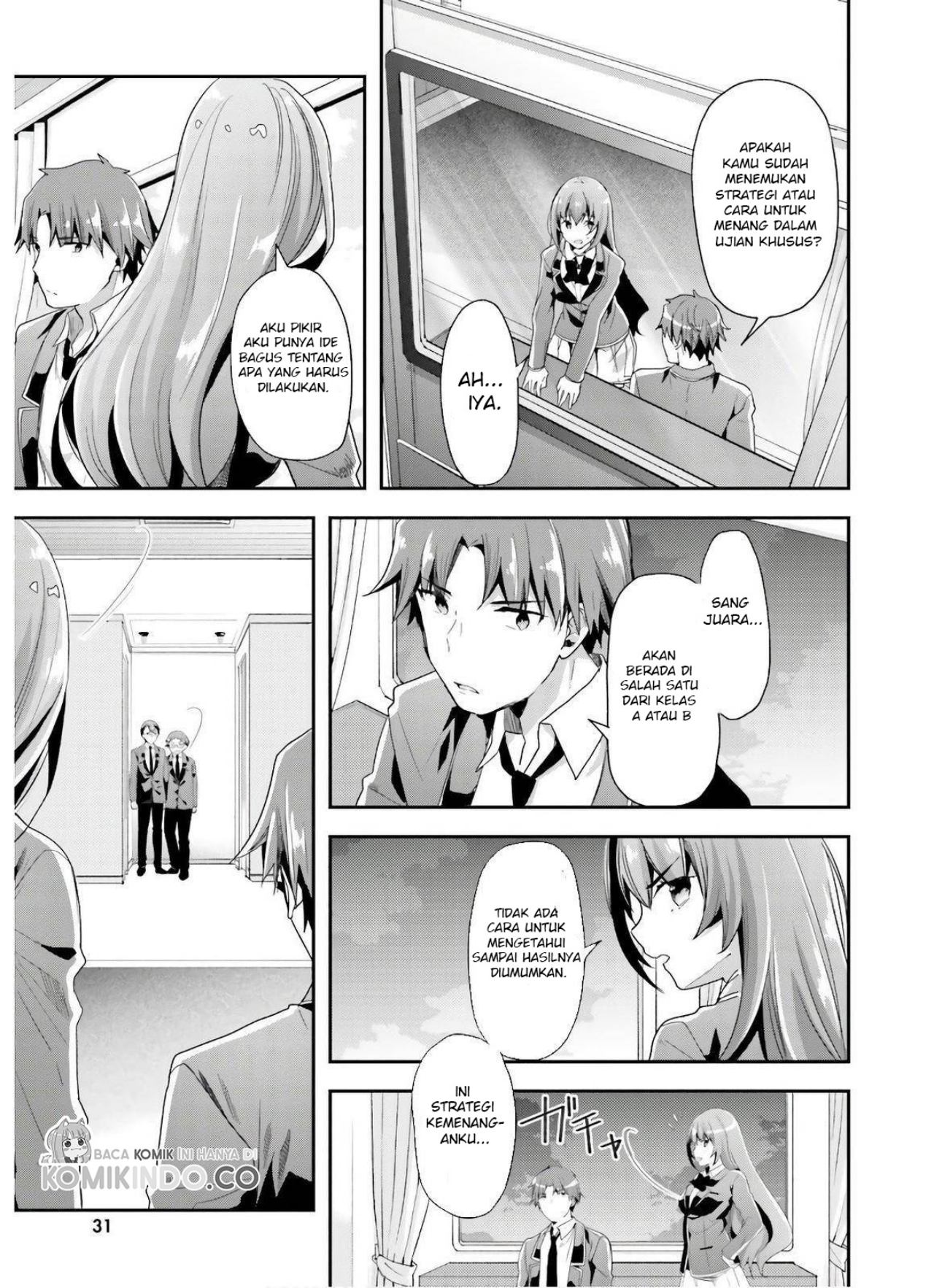 Youkoso Jitsuryoku Shijou Shugi no Kyoushitsu e Chapter 47 Gambar 9