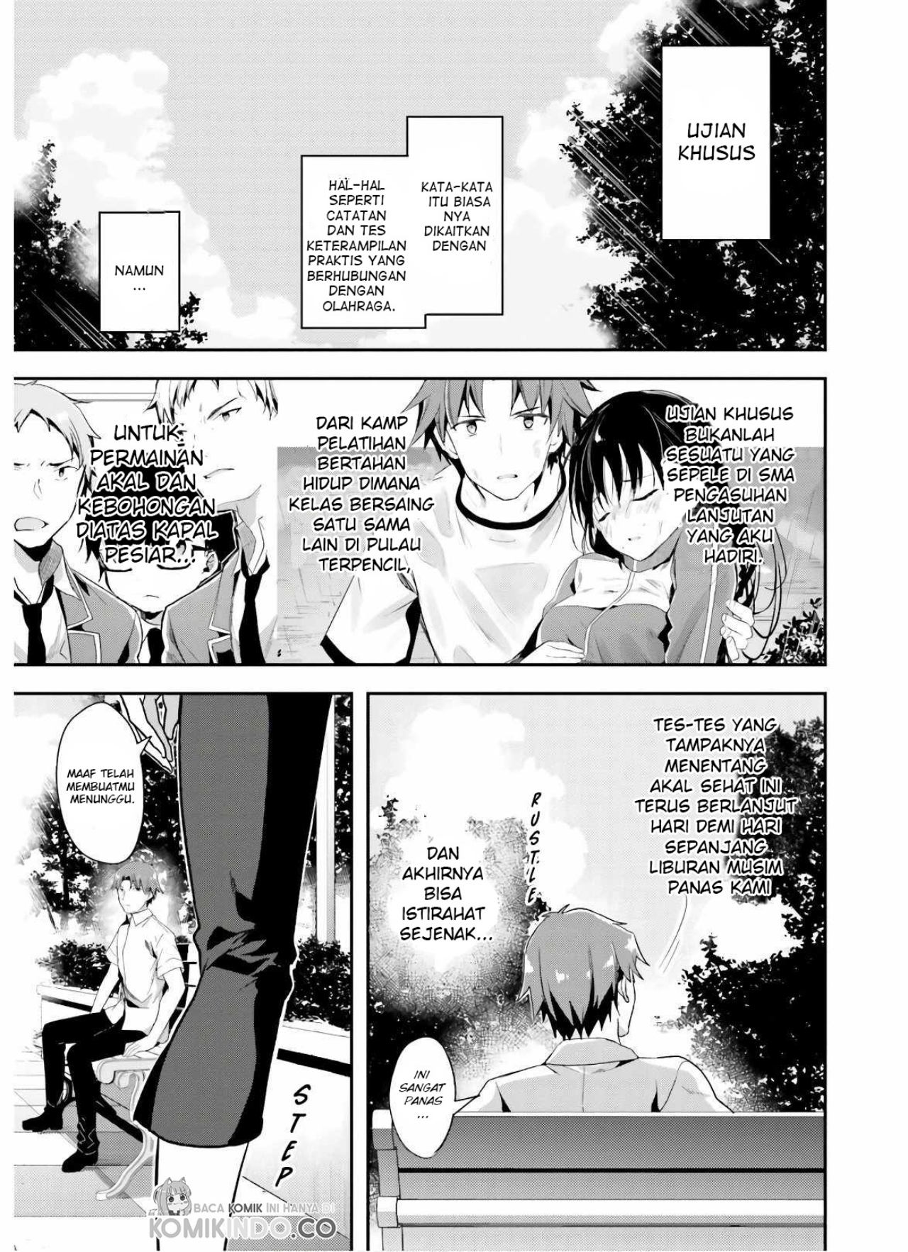 Youkoso Jitsuryoku Shijou Shugi no Kyoushitsu e Chapter 52 Gambar 2