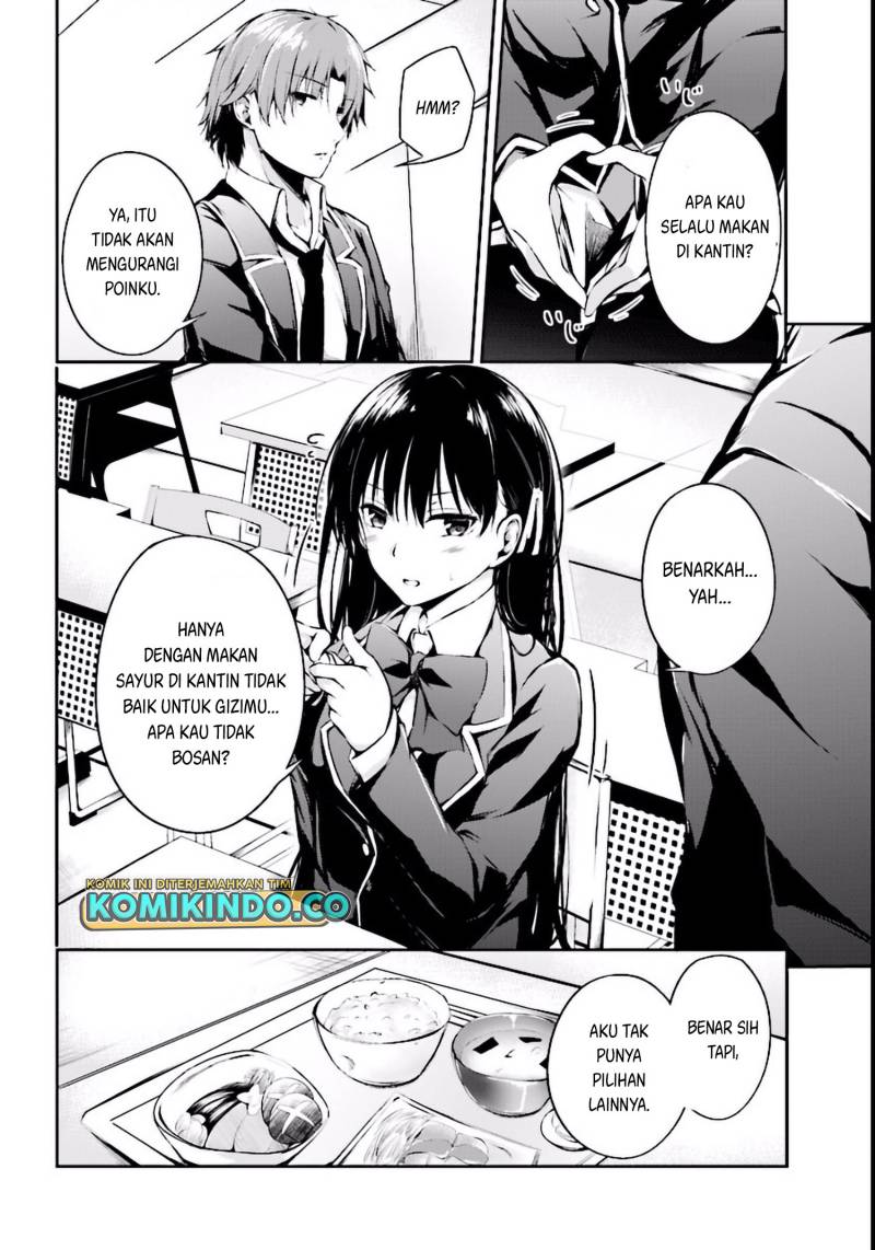 Youkoso Jitsuryoku Shijou Shugi no Kyoushitsu e Horikita Chapter 02 Gambar 9