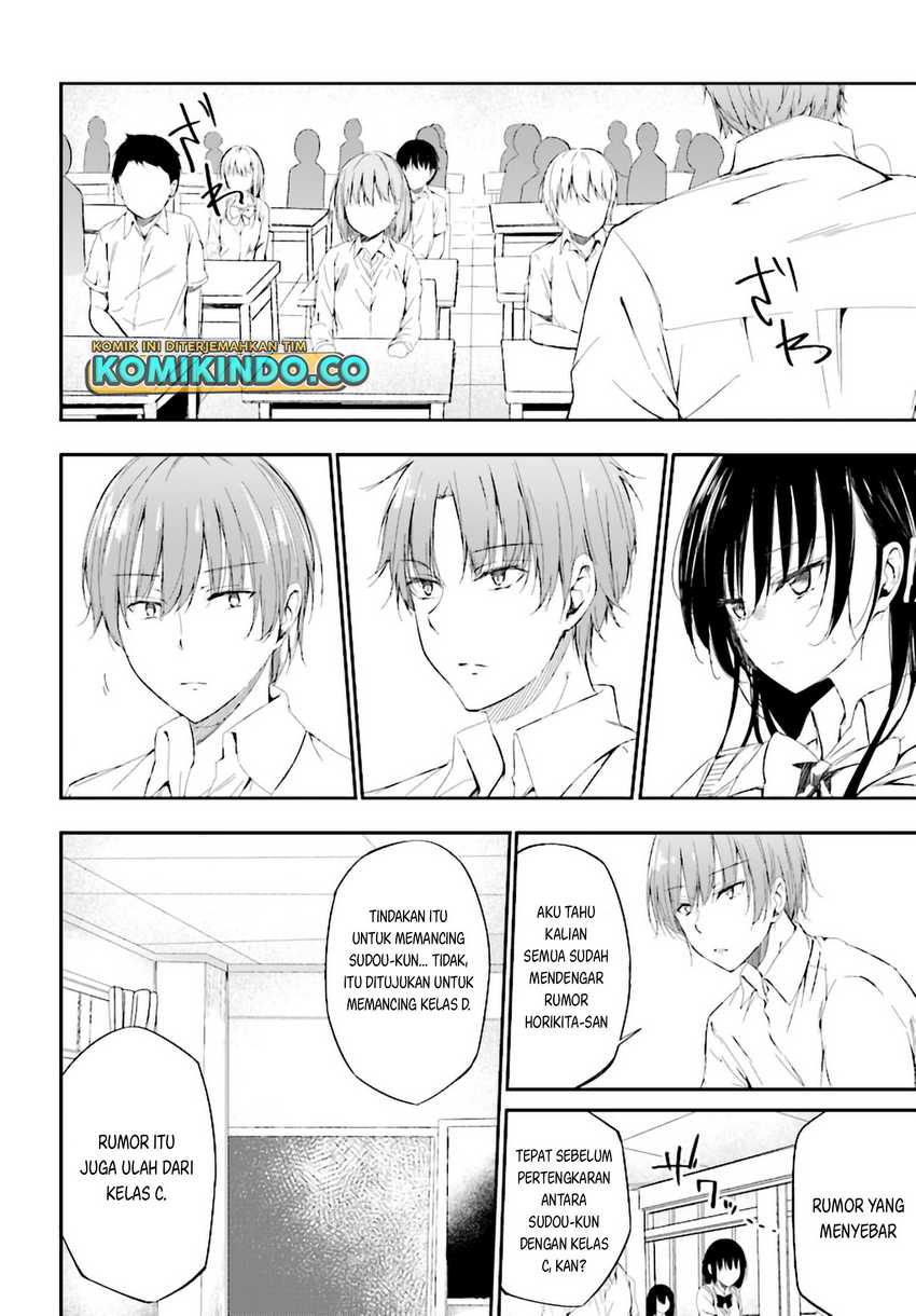 Youkoso Jitsuryoku Shijou Shugi no Kyoushitsu e Horikita Chapter 09 Gambar 17
