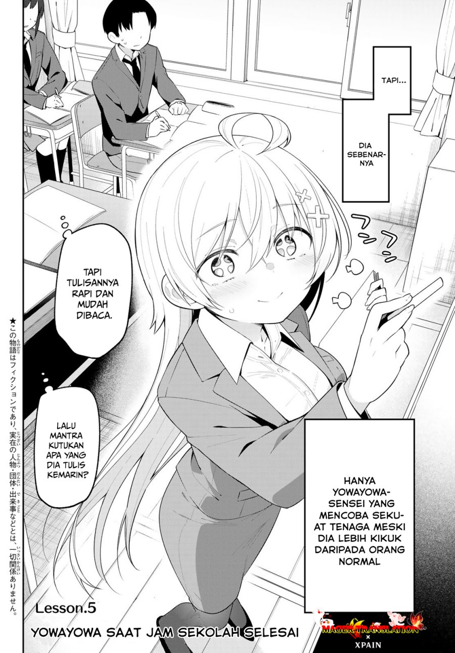 Yowa Yowa Sensei Chapter 05 Gambar 3