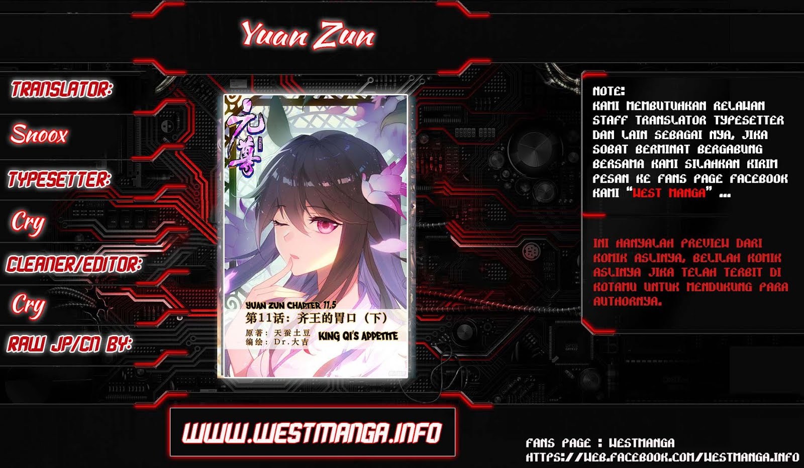 Yuan Zun Chapter 11.5 Gambar 1