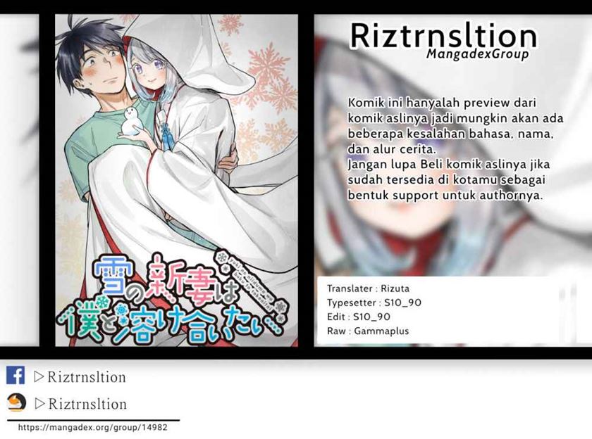 Yuki no Niiduma wa Boku to Tokeaitai Chapter 06.2 Gambar 1