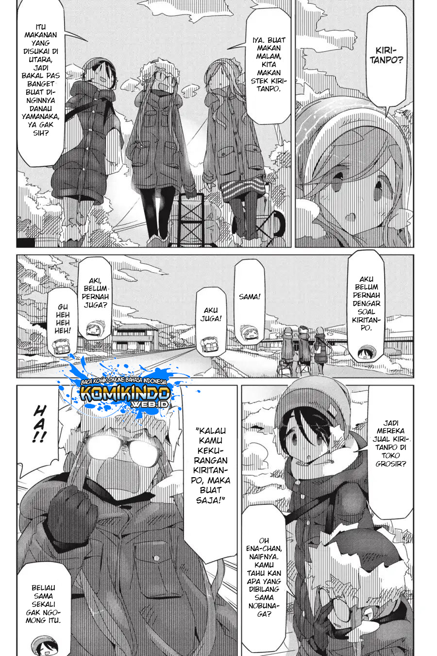 Yuru-Camp Chapter 32 Gambar 9
