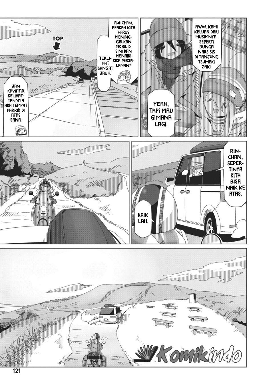 Yuru-Camp Chapter 45 Gambar 16