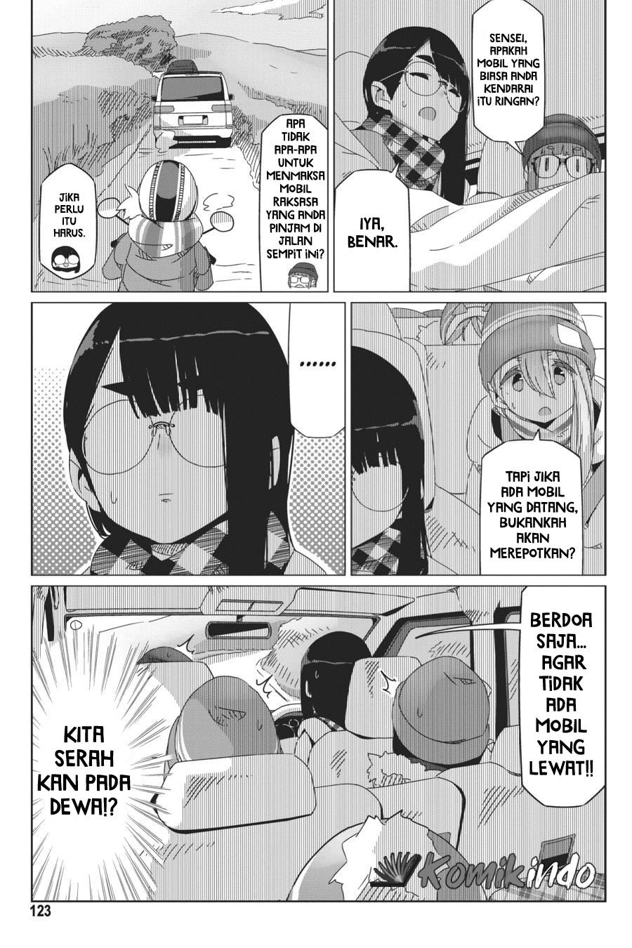 Yuru-Camp Chapter 45 Gambar 18