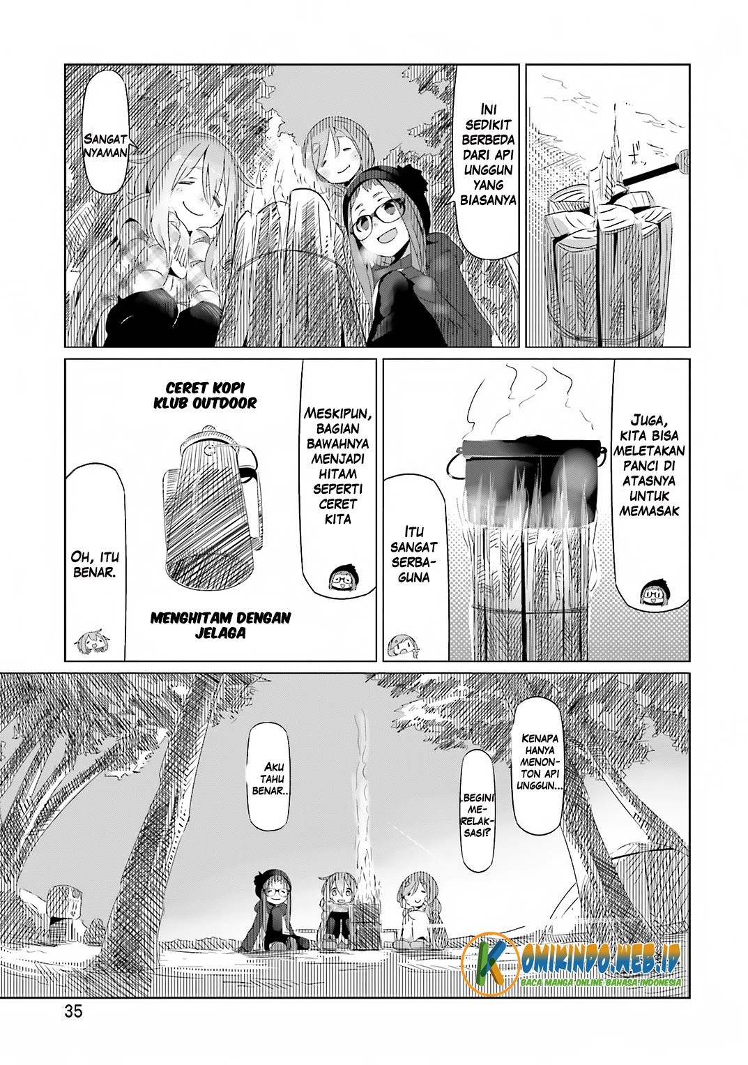 Yuru-Camp Chapter 08 Gambar 8