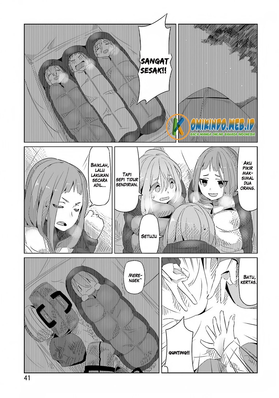 Yuru-Camp Chapter 08 Gambar 14