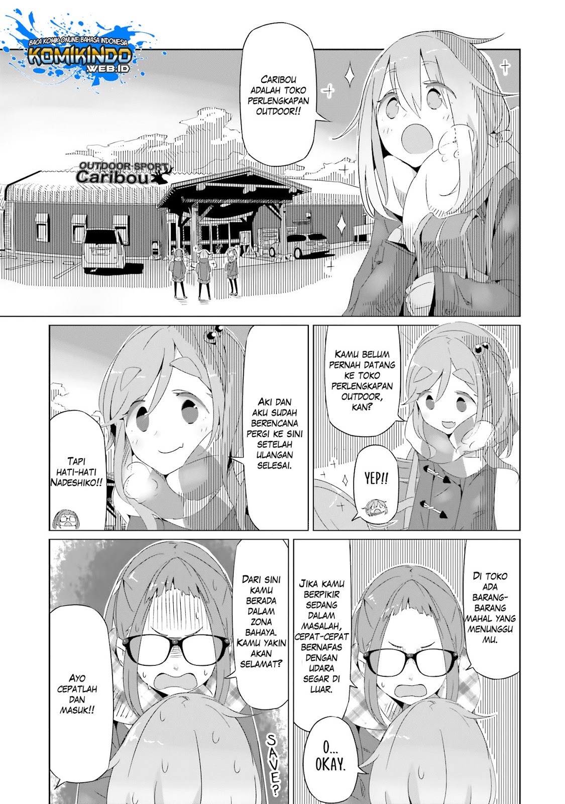 Yuru-Camp Chapter 14 Gambar 9