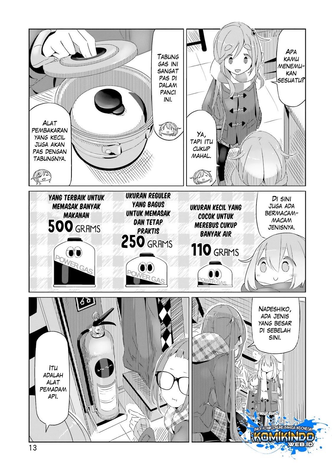 Yuru-Camp Chapter 14 Gambar 15