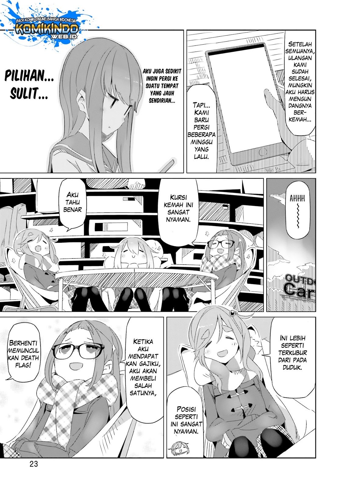Yuru-Camp Chapter 14 Gambar 25