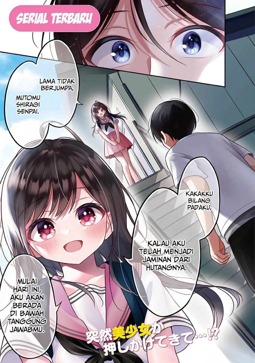 Yuujin ni 500 Yen Kashitara Shakkin no Kata ni Imouto wo Yokoshite Kita Nodakeredo, Ore wa Ittai Dou Sureba Iindarou Chapter 01 Gambar 2