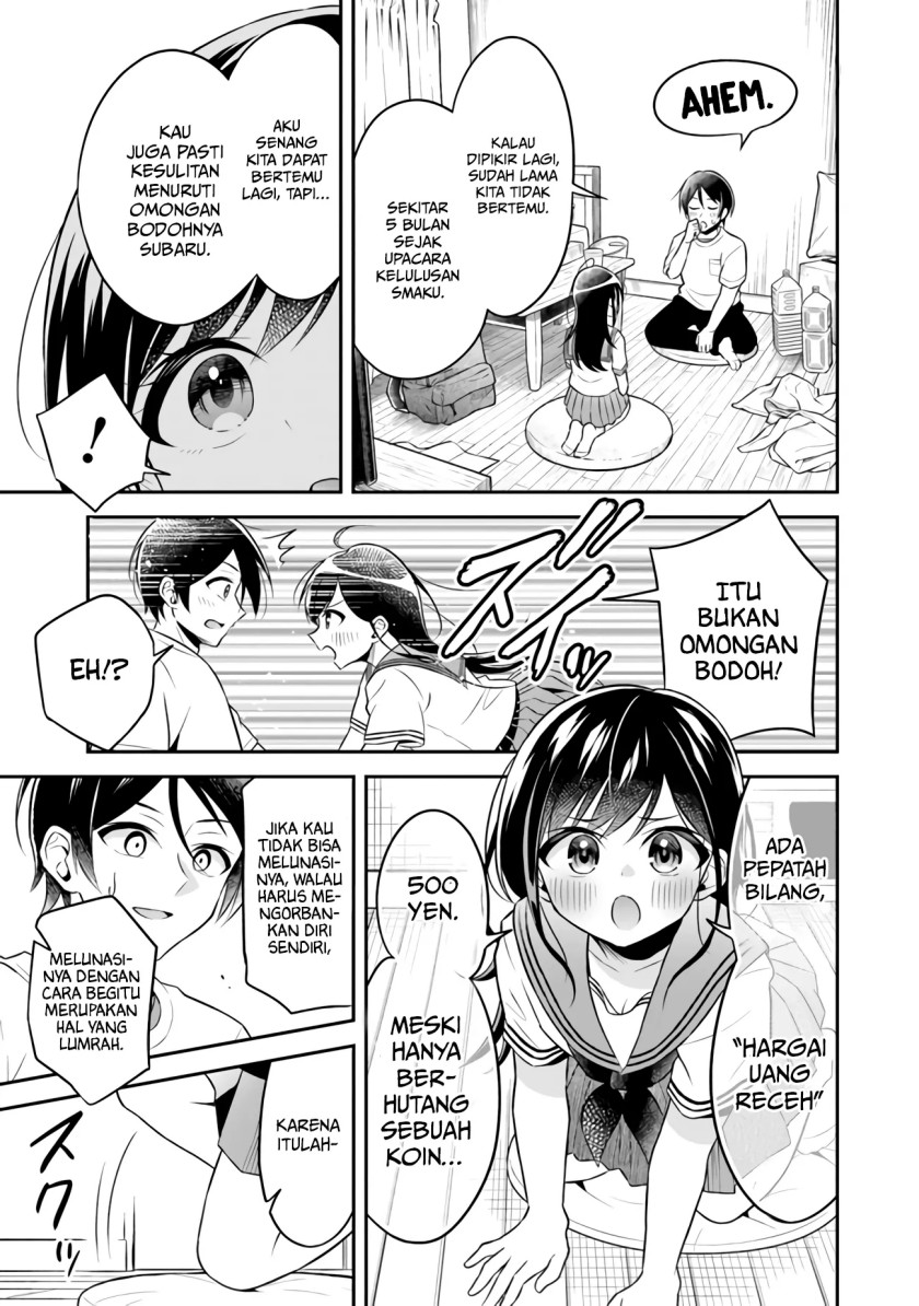 Yuujin ni 500 Yen Kashitara Shakkin no Kata ni Imouto wo Yokoshite Kita Nodakeredo, Ore wa Ittai Dou Sureba Iindarou Chapter 01 Gambar 9