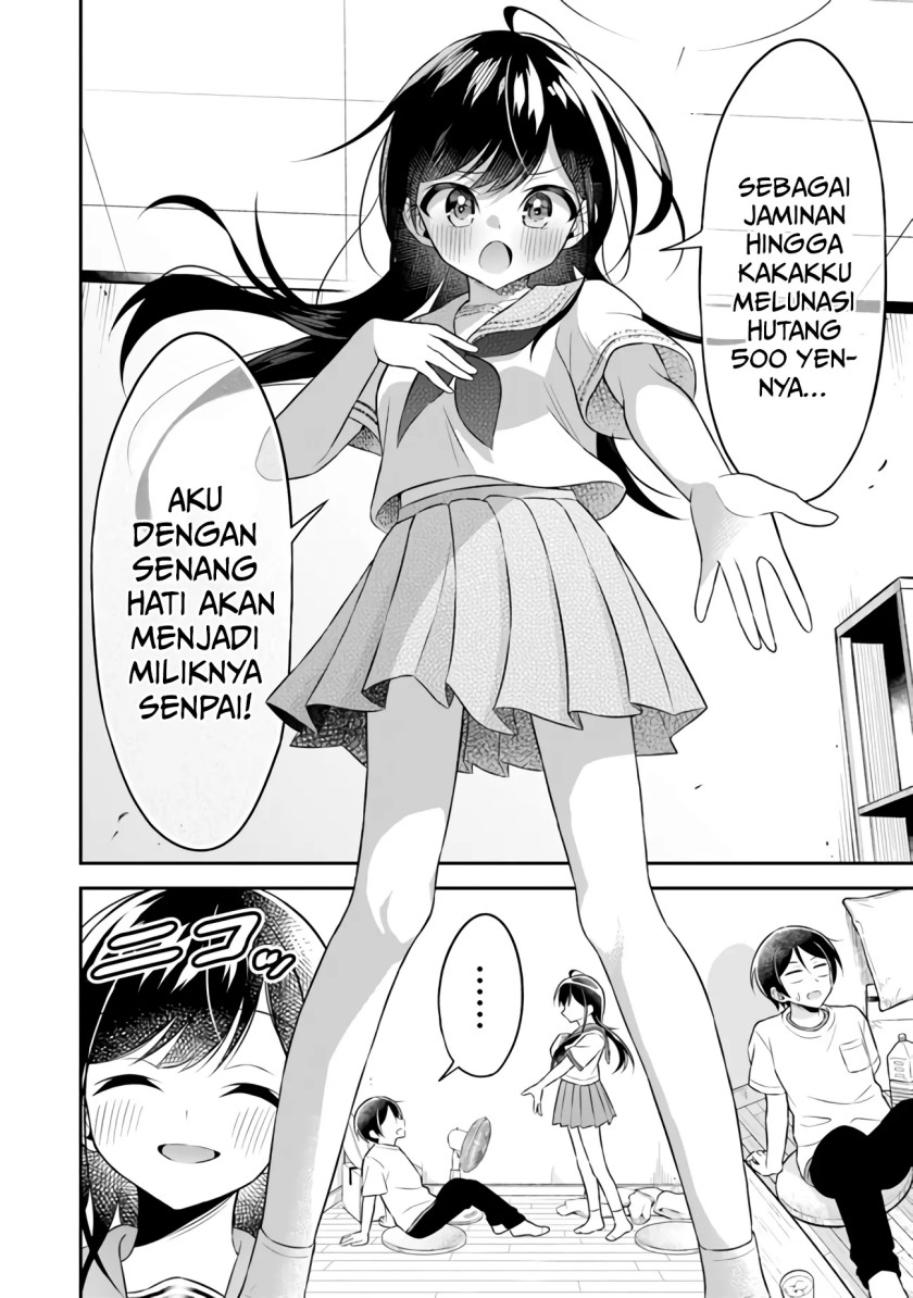 Yuujin ni 500 Yen Kashitara Shakkin no Kata ni Imouto wo Yokoshite Kita Nodakeredo, Ore wa Ittai Dou Sureba Iindarou Chapter 01 Gambar 10