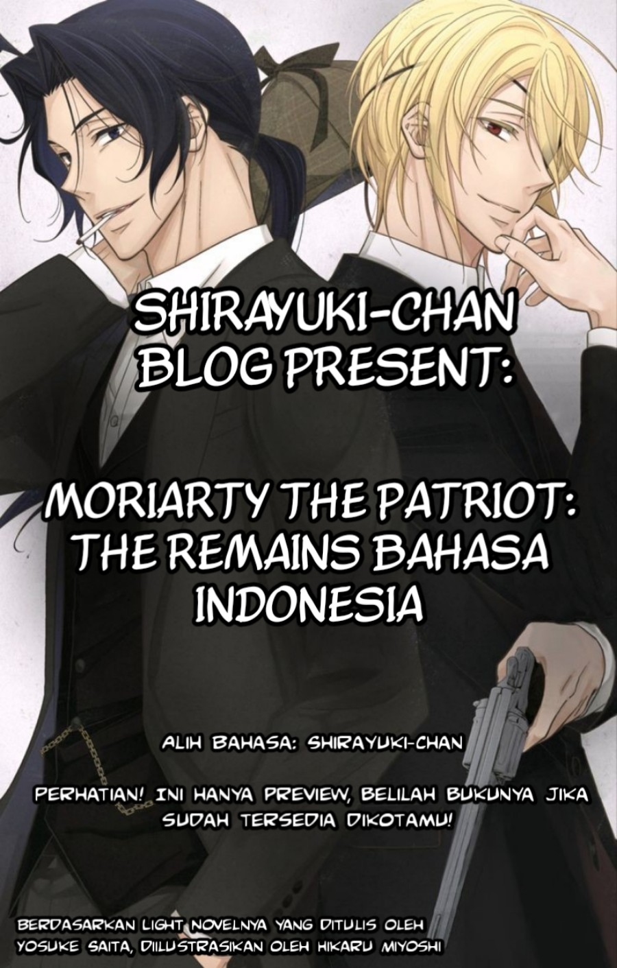 Yuukoku no Moriarty Chapter 13 Gambar 1