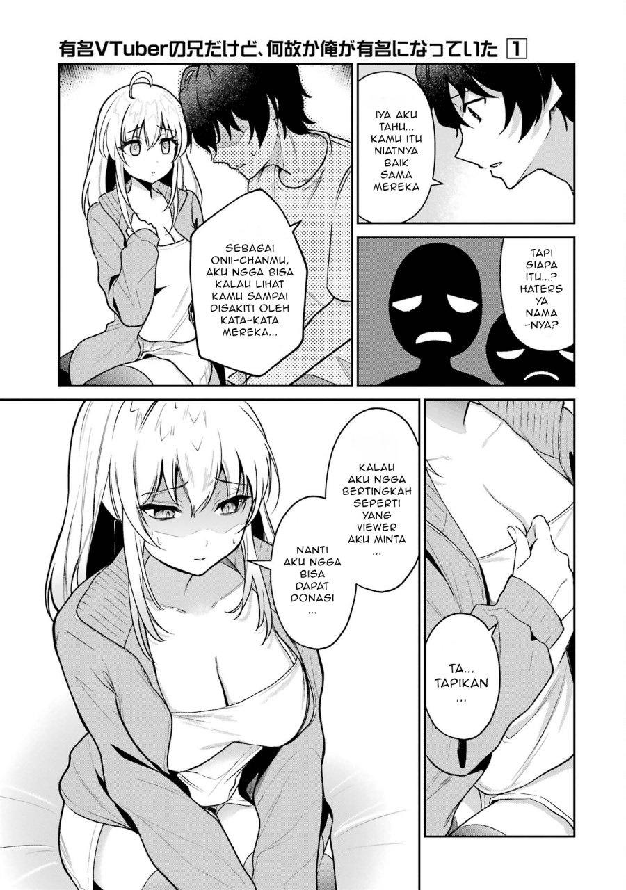 Yuumei VTuber no Ani Dakedo Nazeka Ore ga Yuumei ni Natteita Chapter 02 Gambar 12