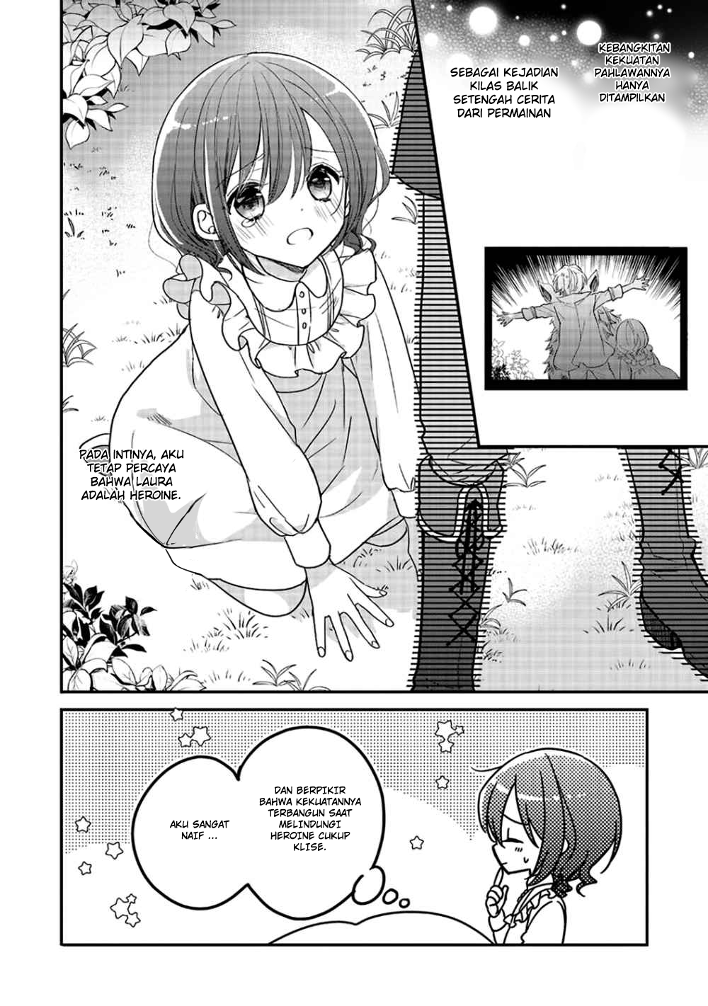 Yuusha-sama no Osananajimi to iu Shokugyou no Make Heroine ni Tensei shita no de, Chougoushi ni Job Change shimasu. Chapter 01 Gambar 28