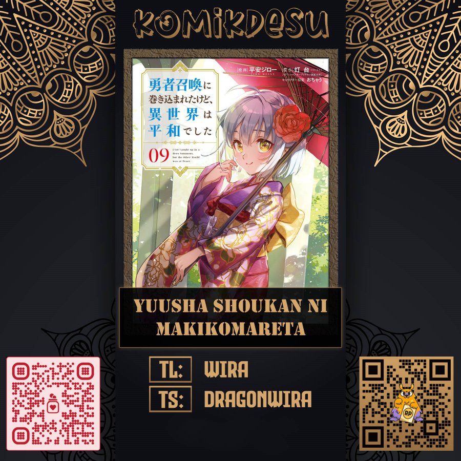 Yuusha Shoukan ni Makikomareta kedo, Isekai wa Heiwa deshita Chapter 54 Gambar 1
