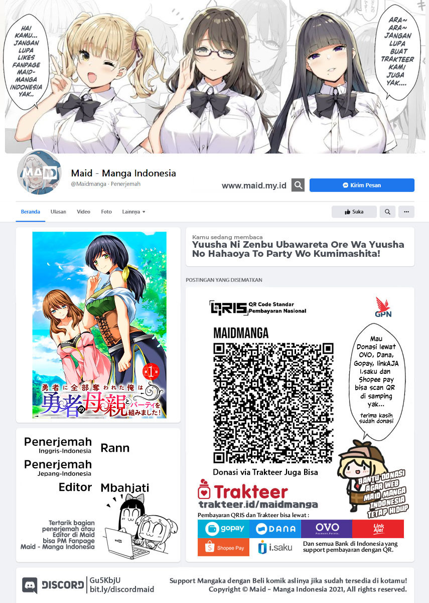 Yuusha ni Zenbu Ubawareta Ore wa Yuusha no Hahaoya to Party wo Kumimashita! Chapter 03 Gambar 2