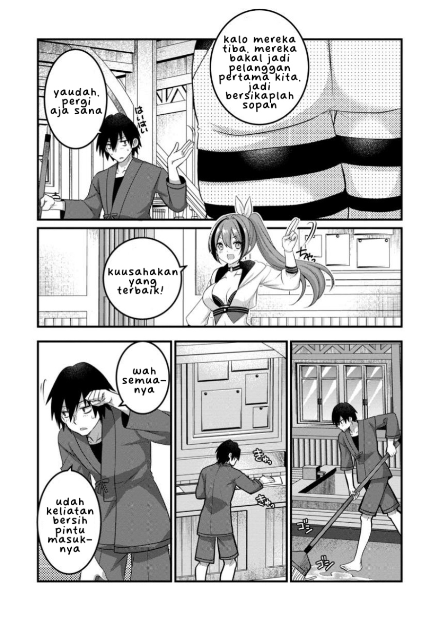Zecchou Skill “Onsen Souzou” de Yukemuri Harem wo Kizuku made ~Hensei ga Todokottara Soku Dorei no Isekai Tensei! Akaji Ryokan Saiken Keikaku~ Chapter 02 Gambar 5