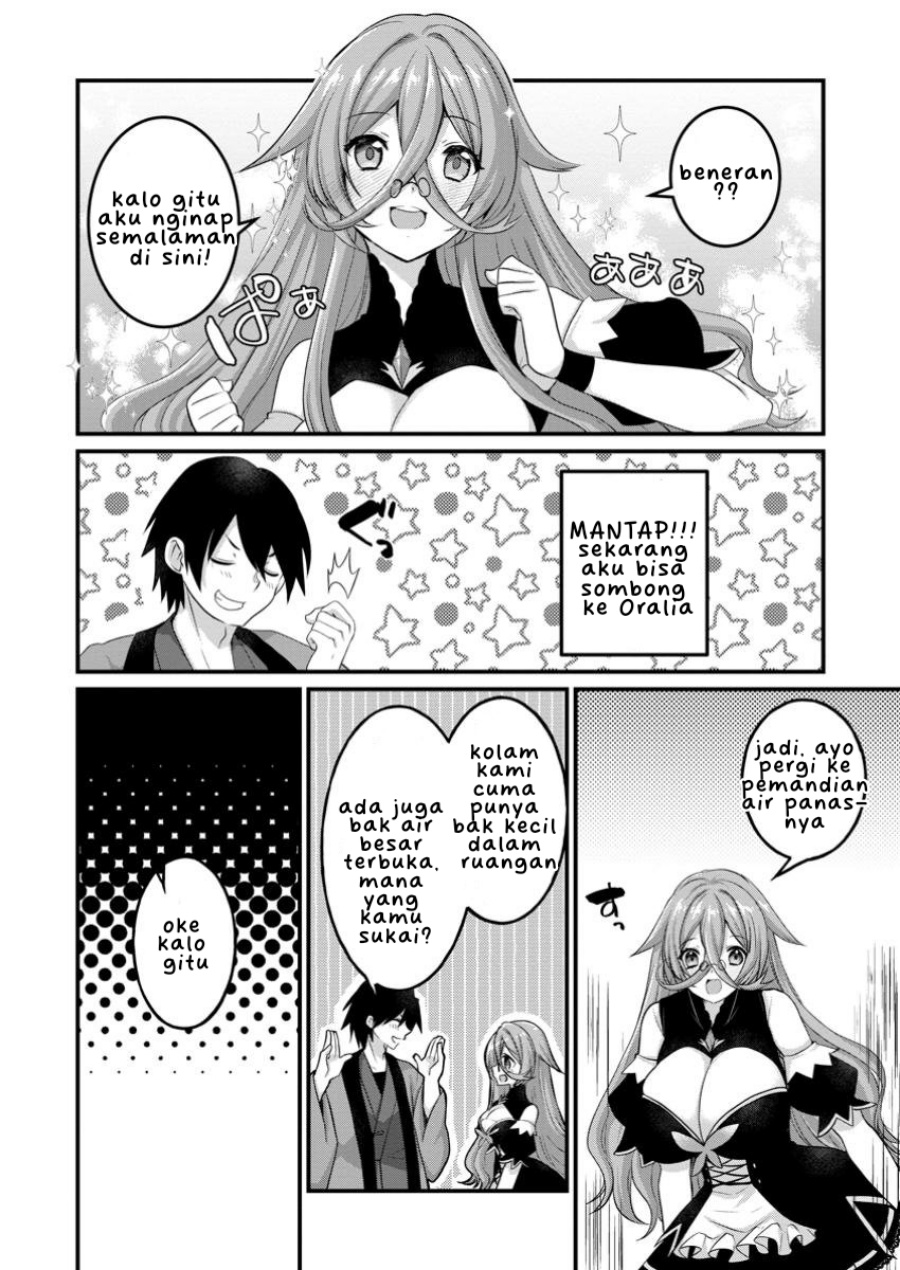 Zecchou Skill “Onsen Souzou” de Yukemuri Harem wo Kizuku made ~Hensei ga Todokottara Soku Dorei no Isekai Tensei! Akaji Ryokan Saiken Keikaku~ Chapter 02 Gambar 12